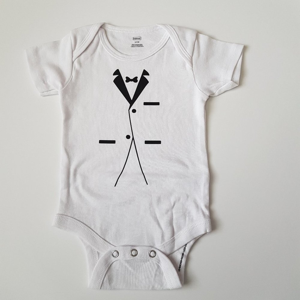 Suit Up Print Bodysuit